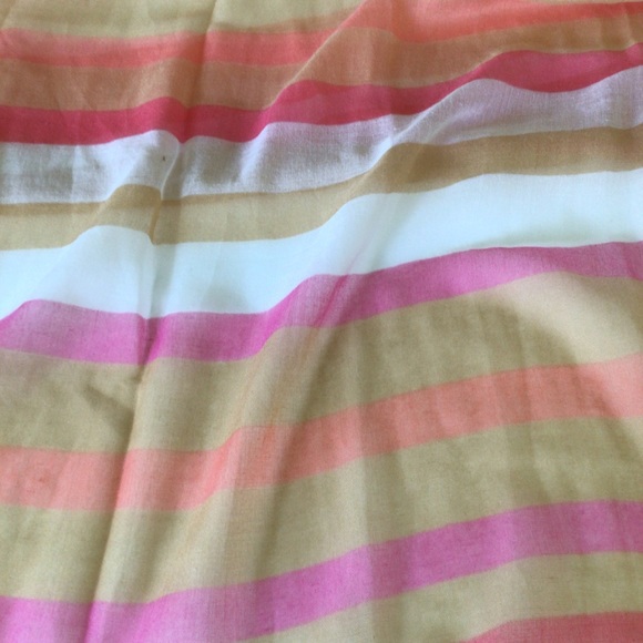 PASTEL STRIPE OVERSIZED BLANKET WRAP SCARF - Picture 5 of 7